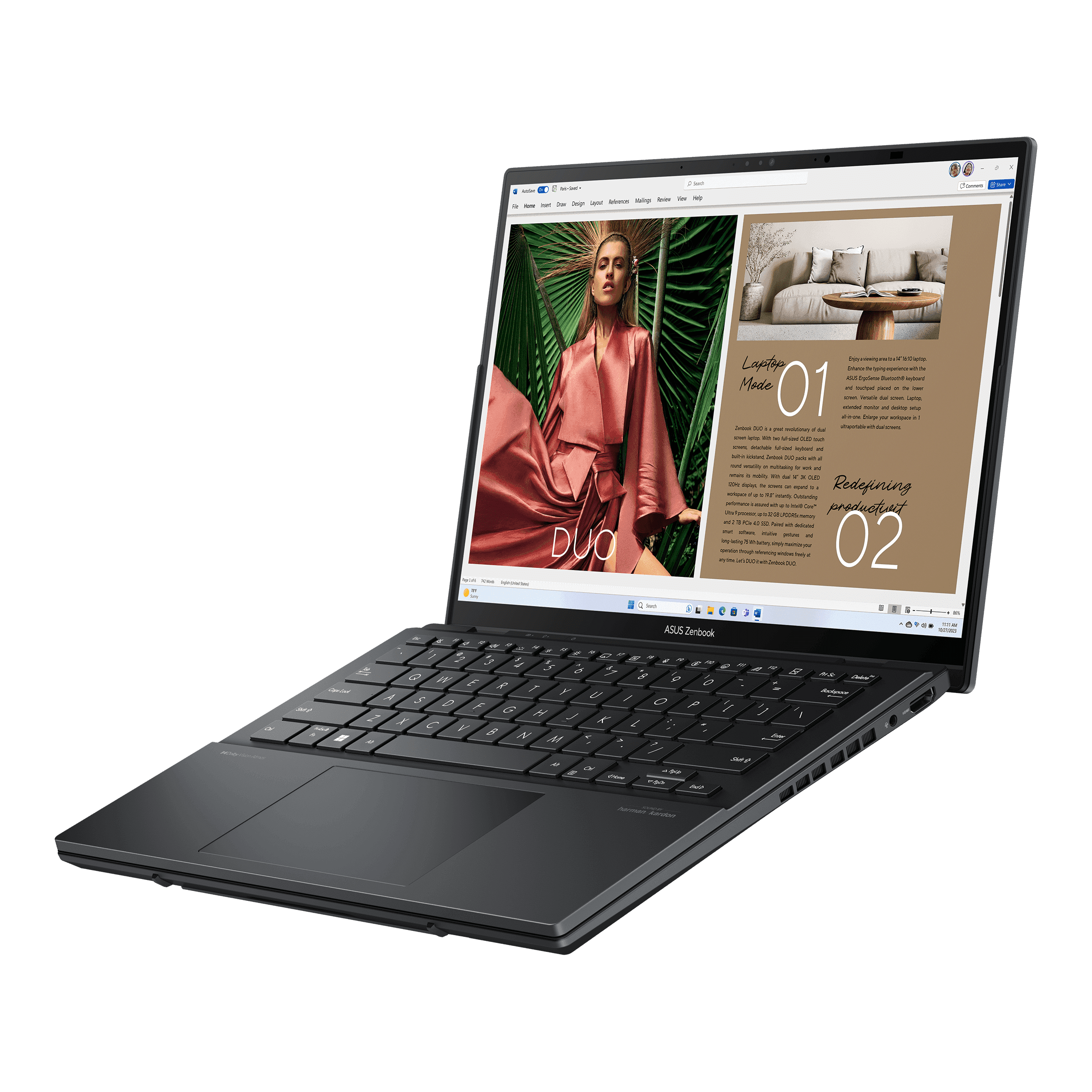 Asus ZenBook Duo 2025 (Intel Core Ultra 9 285H | Intel Arc)