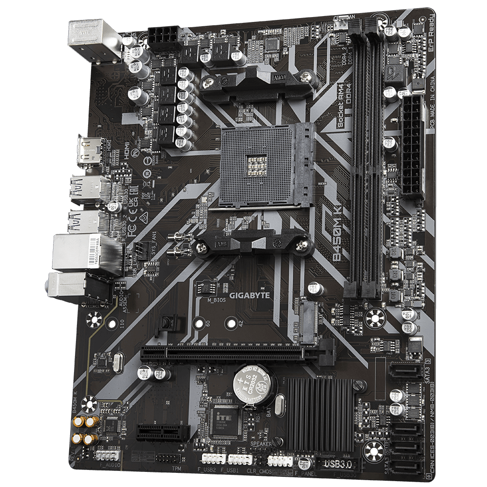 GIGABYTE B450M K Motherboard