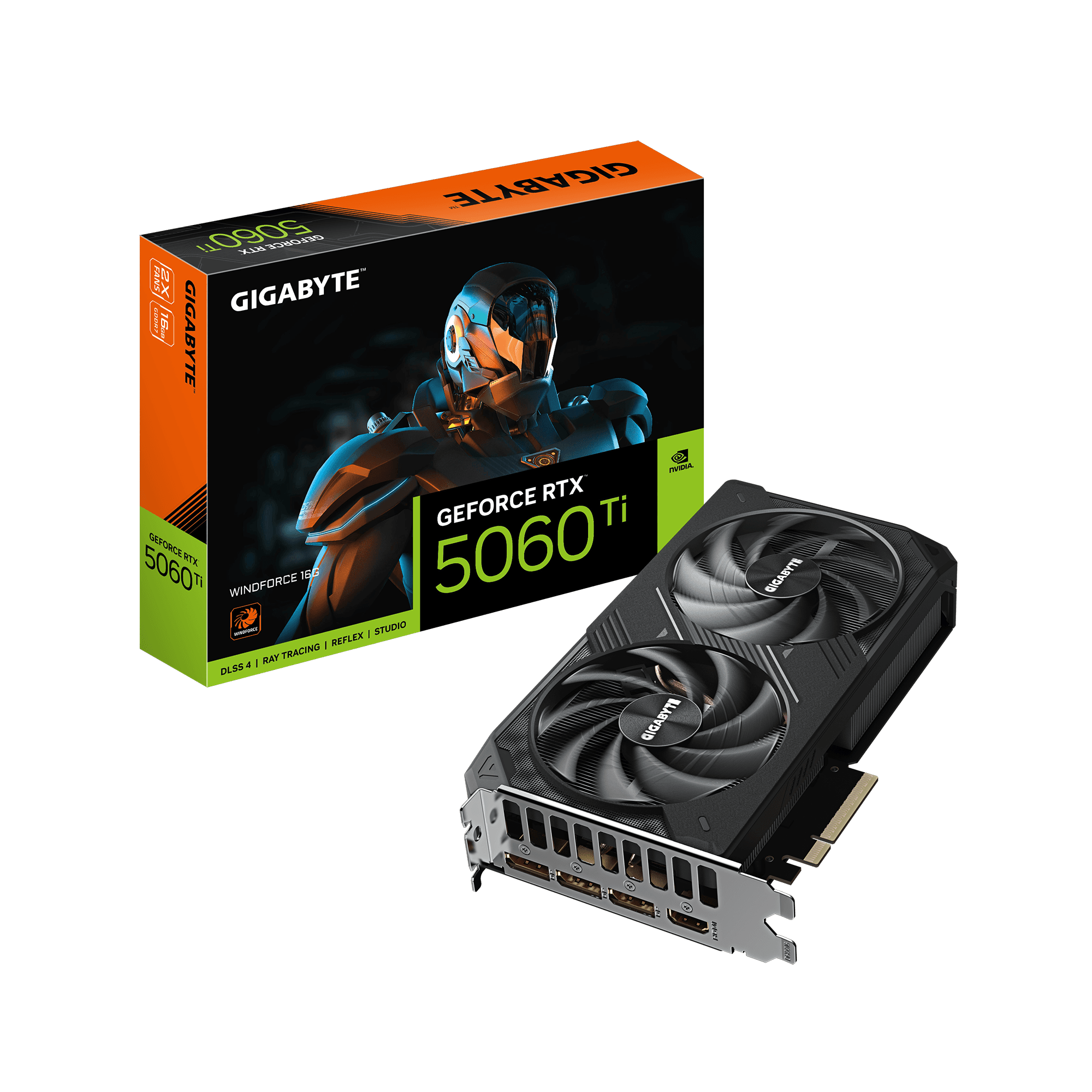 GIGABYTE GeForce RTX 5060 Ti WINDFORCE OC 16GB