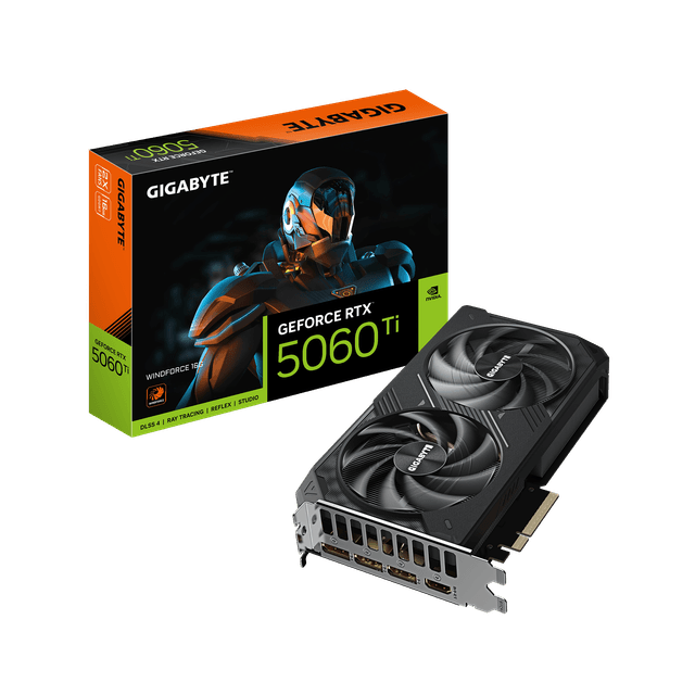 GIGABYTE GeForce RTX 5060Ti WINDFORCE OC 16GB Image