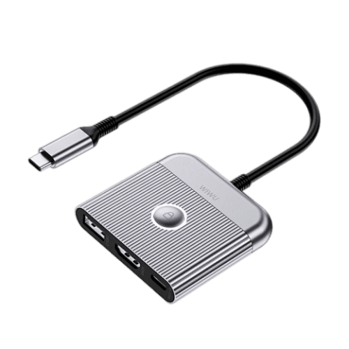 WiWU 3 in 1 Type C HUB Laptop Adapter