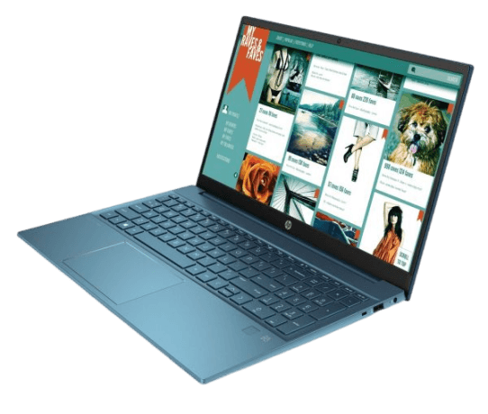 HP Pavilion 15 (AMD Ryzen 5 5500U, 8GB RAM, 512GB SSD, Win 11 Home)
