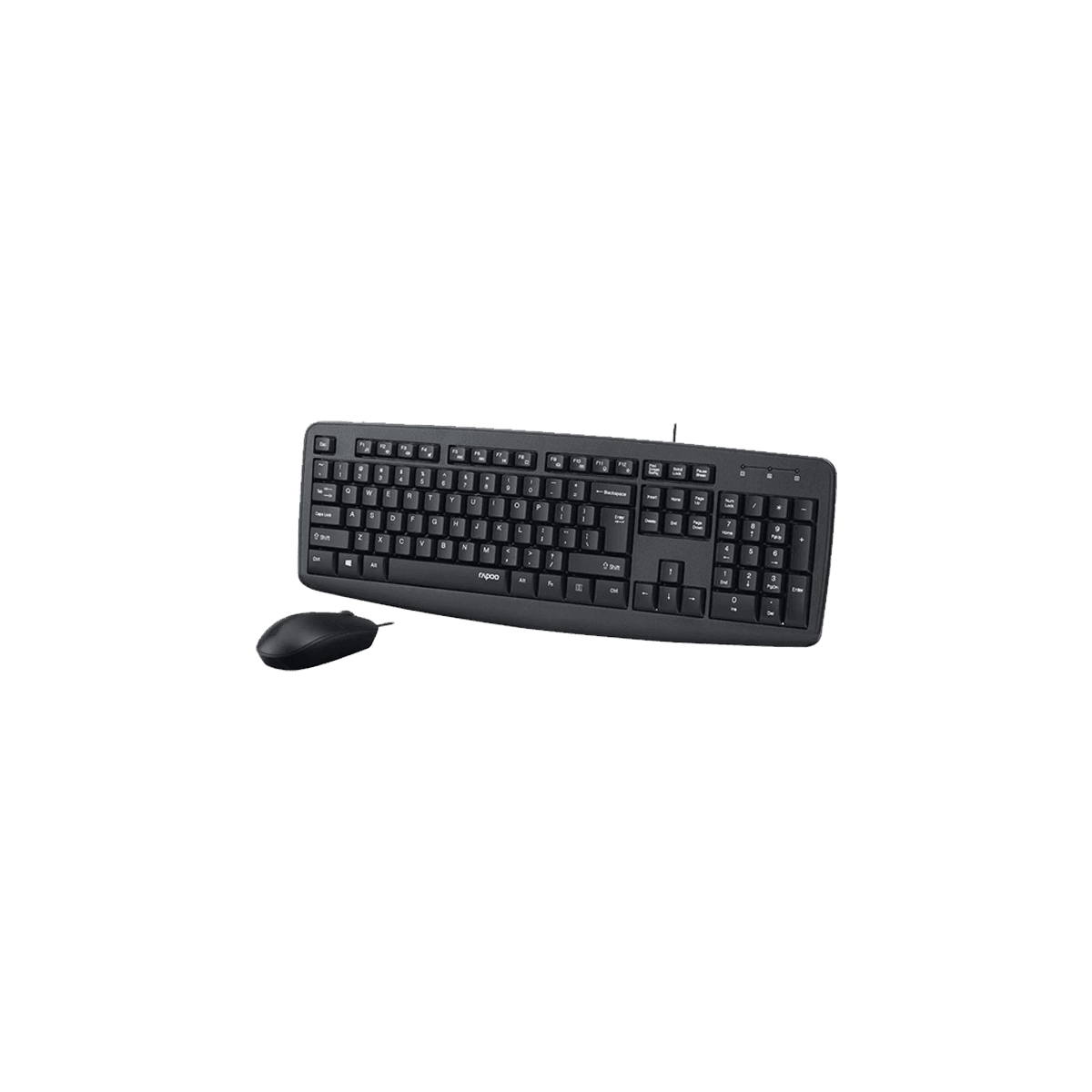 RAPOO NX1600 Wired Optical Mouse and Keyboard Combo