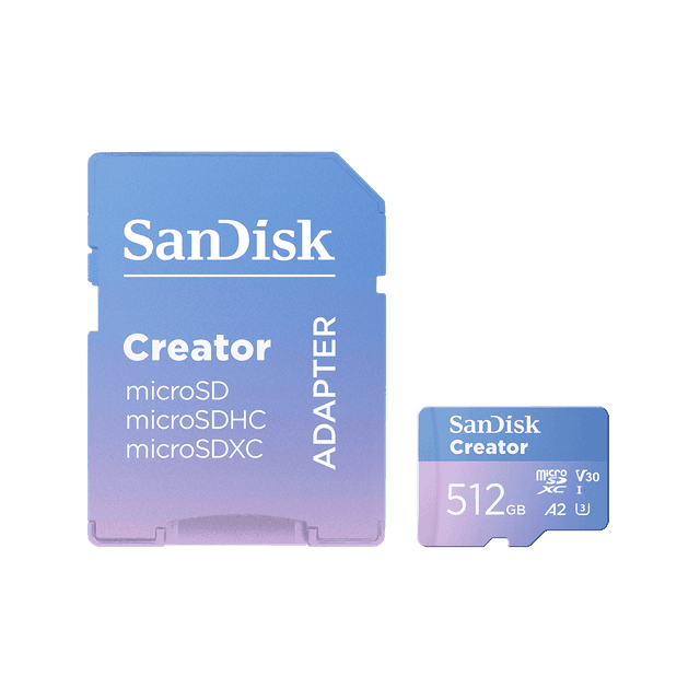 SanDisk Creator microSD Card Image